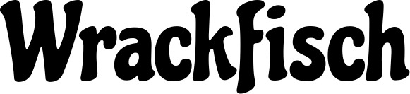 Vorschau des Bootsnamens "Wrackfisch" als Schriftzug für "Bootsbeschriftung Klassisch 53"