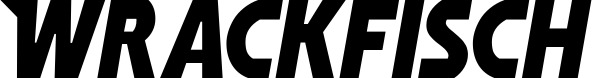 Vorschau des Bootsnamens "Wrackfisch" als Schriftzug für "Bootsbeschriftung Neu 15"