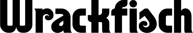 Vorschau des Bootsnamens "Wrackfisch" als Schriftzug für "Bootsbeschriftung Neu 32"