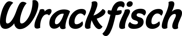 Vorschau des Bootsnamens "Wrackfisch" als Schriftzug für "Bootsbeschriftung Klassisch 14"