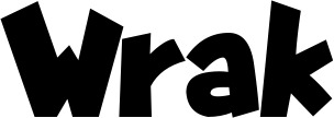 Vorschau des Bootsnamens "Wrak" als Schriftzug für "Bootsbeschriftung Neu 48"