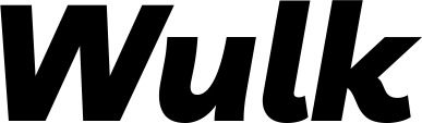 Vorschau des Bootsnamens "Wulk" als Schriftzug für "Bootsbeschriftung Kursiv 06"