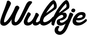 Vorschau des Bootsnamens "Wulkje" als Schriftzug für "Bootsbeschriftung Klassisch 65"