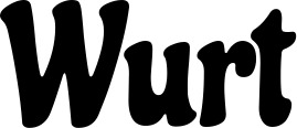 Vorschau des Bootsnamens "Wurt" als Schriftzug für "Bootsbeschriftung Klassisch 53"