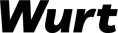 Vorschau des Bootsnamens "Wurt" als Schriftzug für "Bootsbeschriftung Kursiv 06"