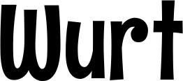 Vorschau des Bootsnamens "Wurt" als Schriftzug für "Bootsbeschriftung Neu 68"