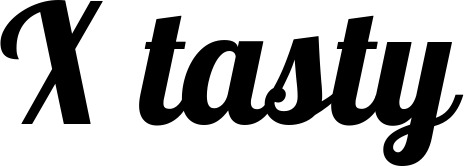 Vorschau des Bootsnamens "X tasty" als Schriftzug für "Bootsbeschriftung Neu 60"