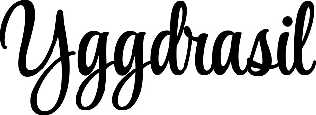 Vorschau des Bootsnamens "Yggdrasil" als Schriftzug für "Bootsbeschriftung Klassisch 101"