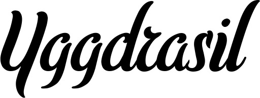 Vorschau des Bootsnamens "Yggdrasil" als Schriftzug für "Bootsbeschriftung Klassisch 62"