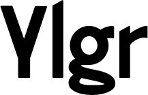 Vorschau des Bootsnamens "Ylgr" als Schriftzug für "Bootsbeschriftung Neu 65"