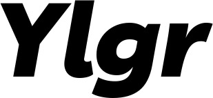 Vorschau des Bootsnamens "Ylgr" als Schriftzug für "Bootsbeschriftung Kursiv 06"
