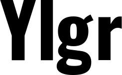 Vorschau des Bootsnamens "Ylgr" als Schriftzug für "Bootsbeschriftung Fett 29"