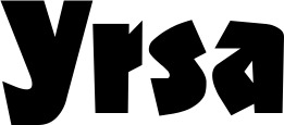 Vorschau des Bootsnamens "Yrsa" als Schriftzug für "Bootsbeschriftung Neu 29"