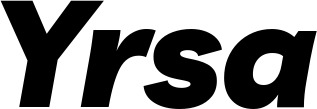 Vorschau des Bootsnamens "Yrsa" als Schriftzug für "Bootsbeschriftung Kursiv 06"