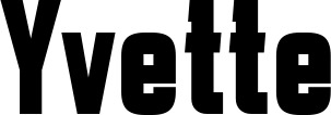 Bootsname 'Yvette' angezeigt als 'Bootsbeschriftung Fett 41'