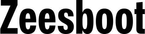 Vorschau des Bootsnamens "Zeesboot" als Schriftzug für "Bootsbeschriftung Fett 25"