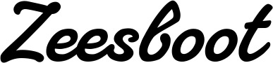 Vorschau des Bootsnamens "Zeesboot" als Schriftzug für "Bootsbeschriftung Klassisch 65"