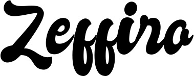 Vorschau des Bootsnamens "Zeffiro" als Schriftzug für "Bootsbeschriftung Klassisch 41"