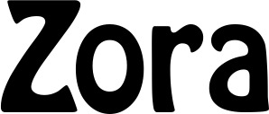 Vorschau des Bootsnamens "Zora" als Schriftzug für "Bootsbeschriftung Fett 01"