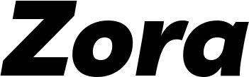Vorschau des Bootsnamens "Zora" als Schriftzug für "Bootsbeschriftung Kursiv 06"