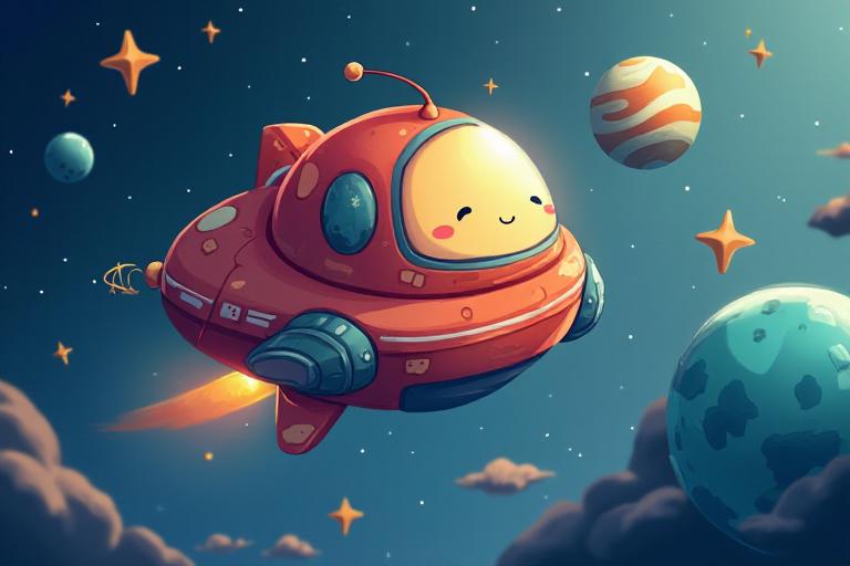 Bootsname Space Baby