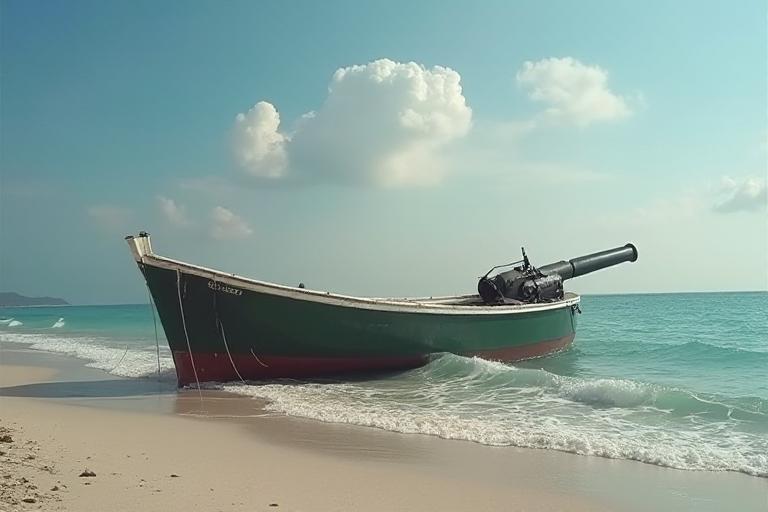 Bootsname Strandhaubitze