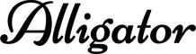 Bootsbeschriftung: Alligator
