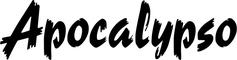 Bootsbeschriftung: Apocalypso