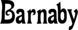 Bootsbeschriftung: Barnaby