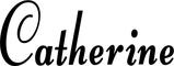 Bootsbeschriftung: Catherine