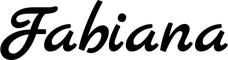 Bootsbeschriftung: Fabiana