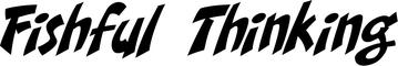 Bootsbeschriftung: Fishful Thinking