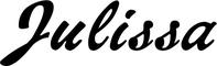 Bootsbeschriftung: Julissa