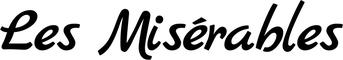Bootsbeschriftung: Les Misérables