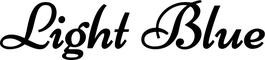 Bootsbeschriftung: Light Blue