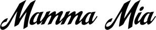 Bootsbeschriftung: Mamma Mia