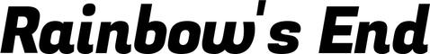 Bootsbeschriftung: Rainbow's End