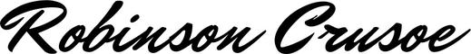 Bootsbeschriftung: Robinson Crusoe