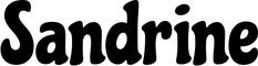 Bootsbeschriftung: Sandrine