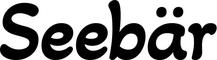 Bootsbeschriftung: Seebär