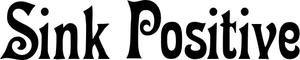Bootsbeschriftung: Sink Positive