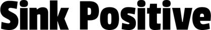 Bootsbeschriftung: Sink Positive