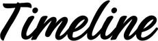 Bootsbeschriftung: Timeline