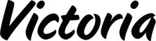 Bootsbeschriftung: Victoria