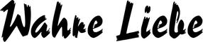 Bootsbeschriftung: Wahre Liebe