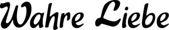 Bootsbeschriftung: Wahre Liebe